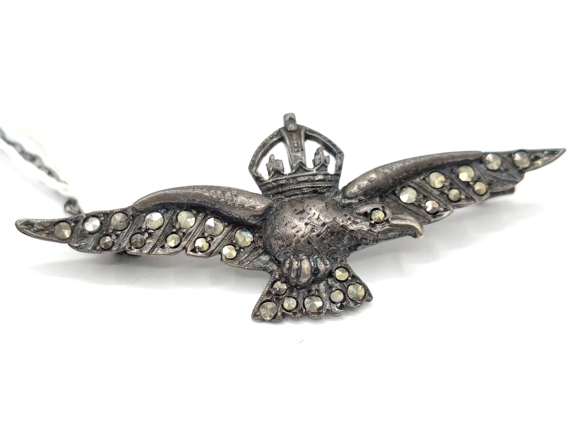 Australian Silver Sweetheart Brooch