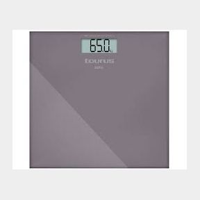 Taurus Bathroom Scale Battery Operated Glass Purple 180kg 3V inchSofiainch-50587/1414 B6(S3)