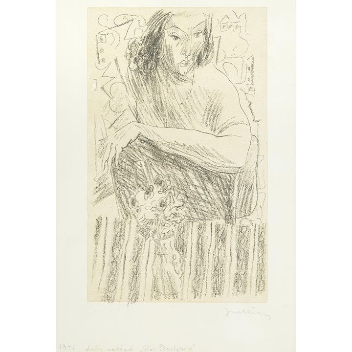 Andrzej Jurkiewicz | Portret kobiety, ok. 1946 r.