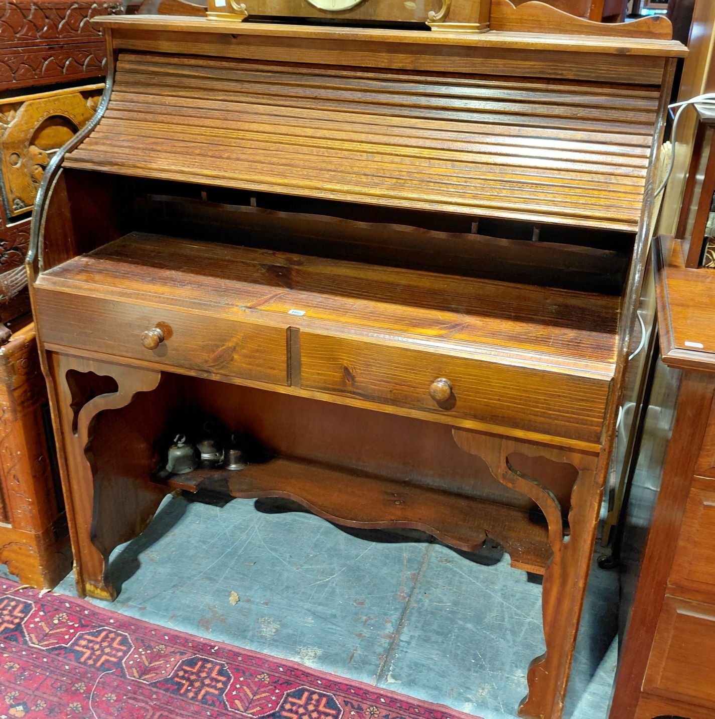 166 · ROLL TOP DESK