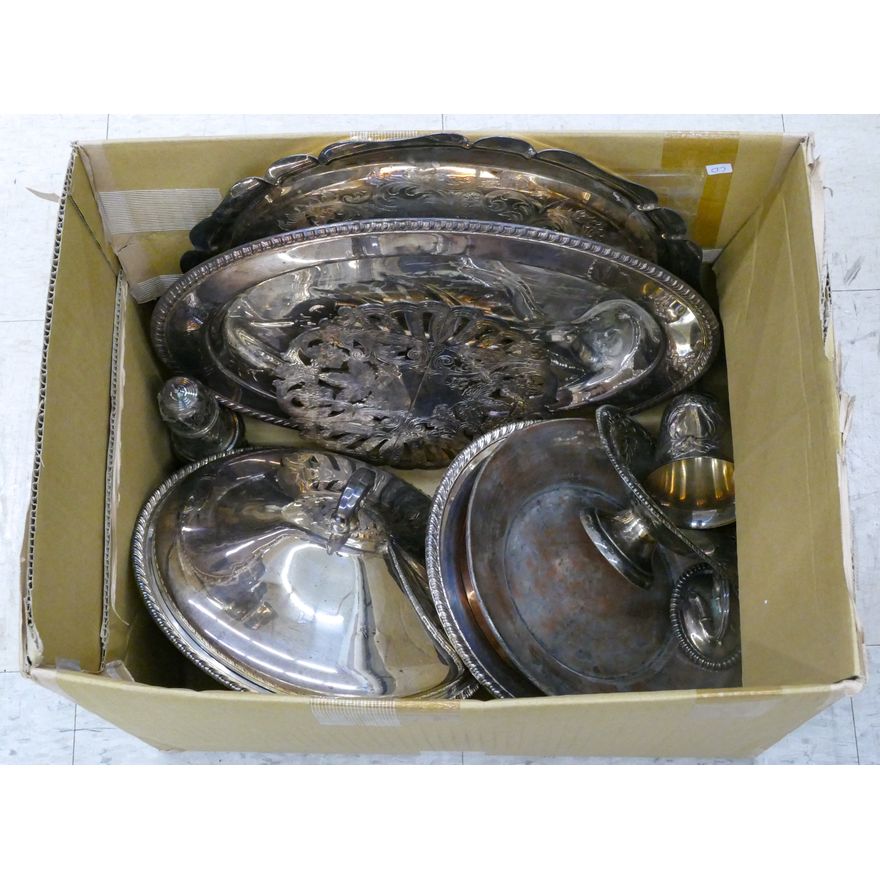 Box Silverplated Serving Pieces