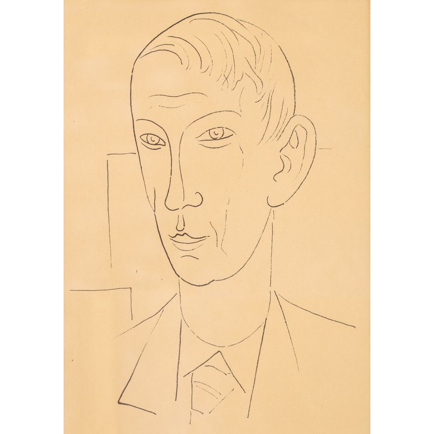 Tymon Niesiołowski | Głowa męska, 1949 r.
