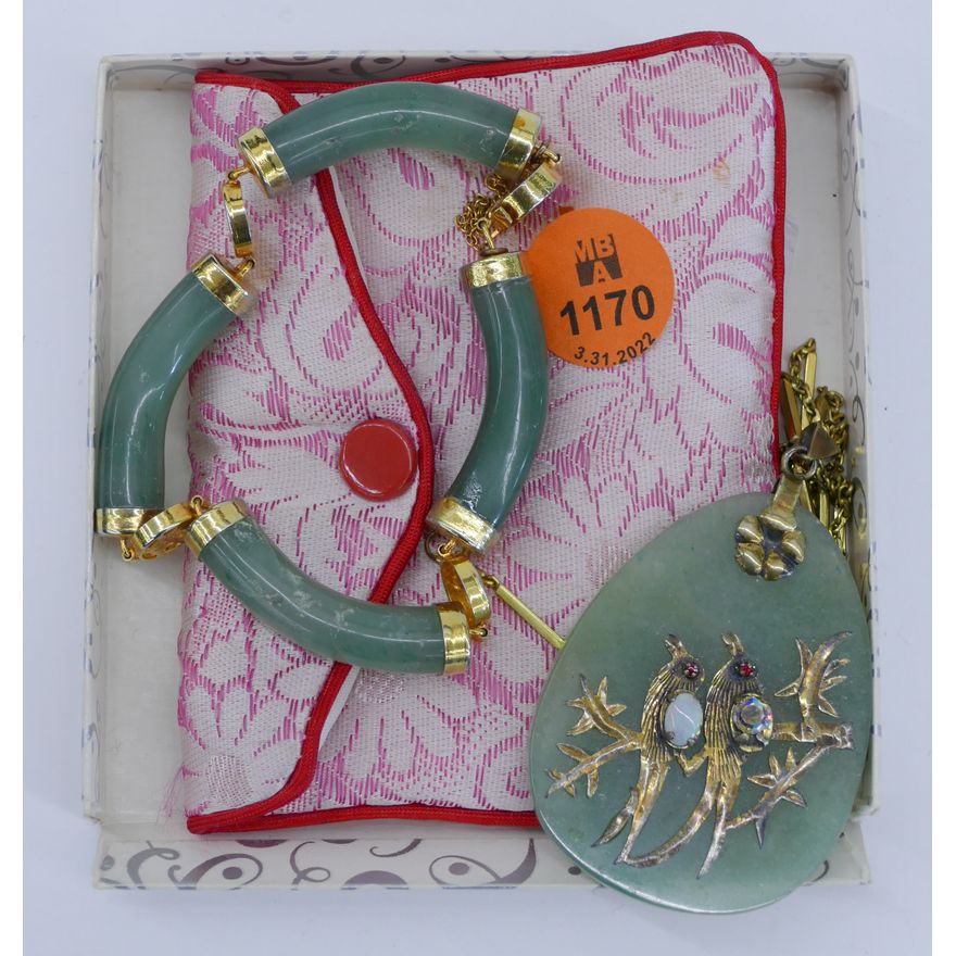 Box Chinese Jade Jewelry