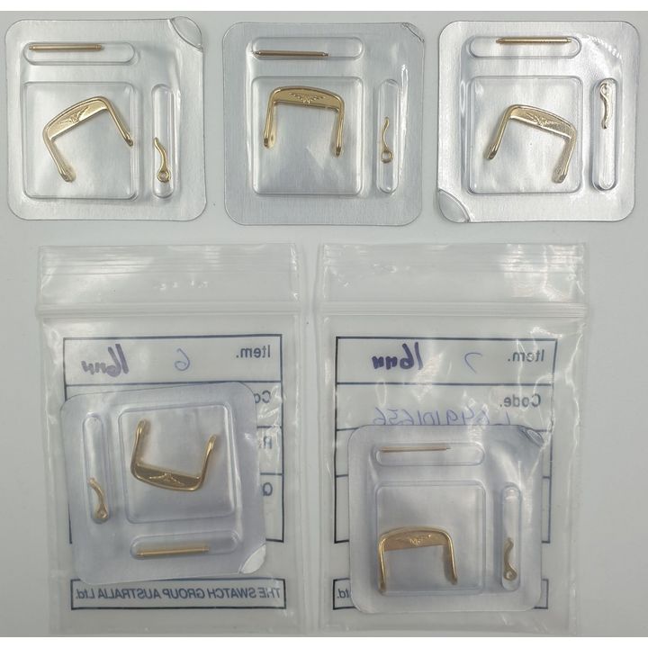 Genuine Longines (NOS) Signed Buckles (x5)