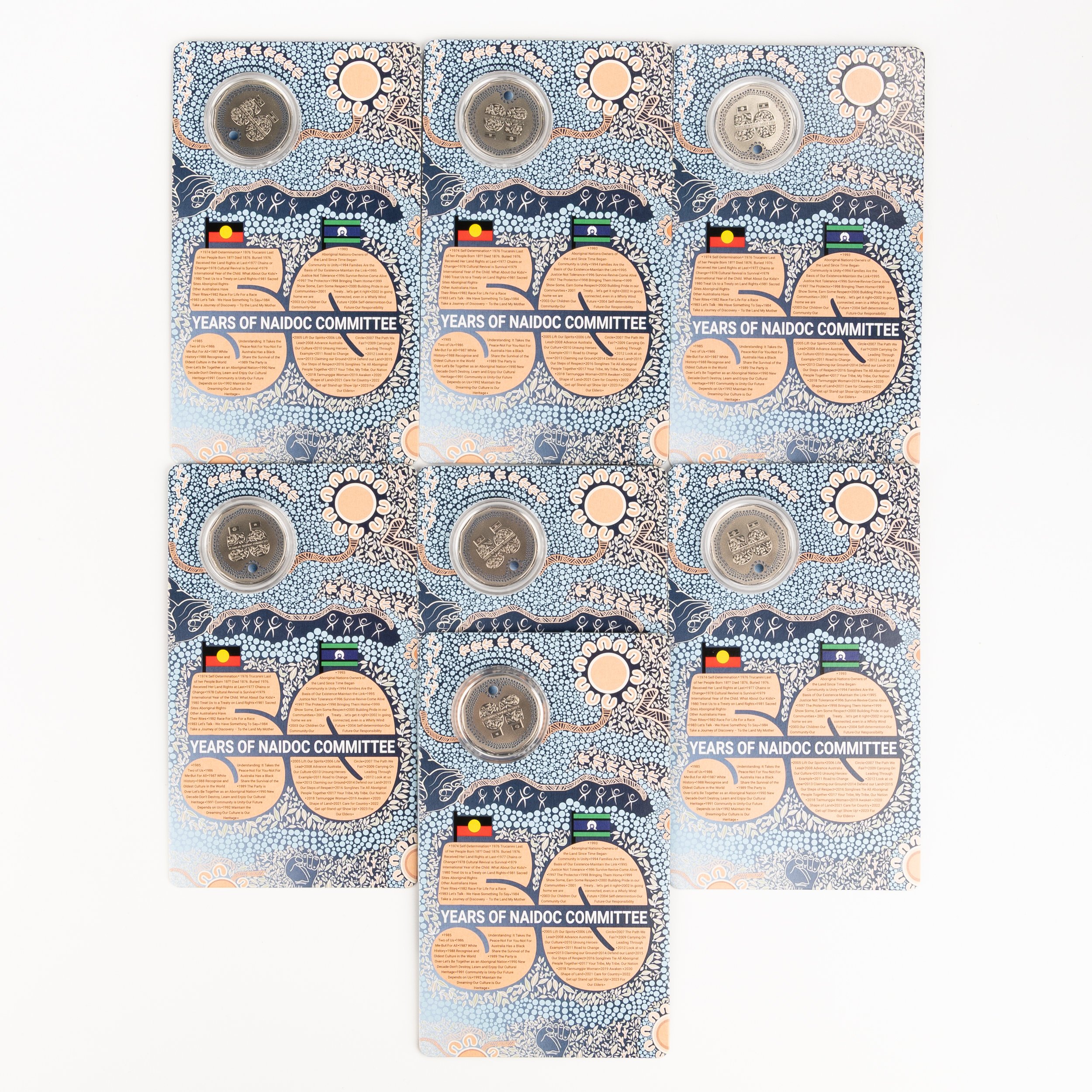 Charles III, RAM - 50 Years of NAIDOC Committee, Fifty Cents, 2024, UNC