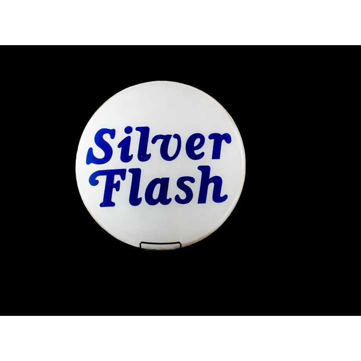 15" Silver Flash Gasoline Glass Globe Lens
