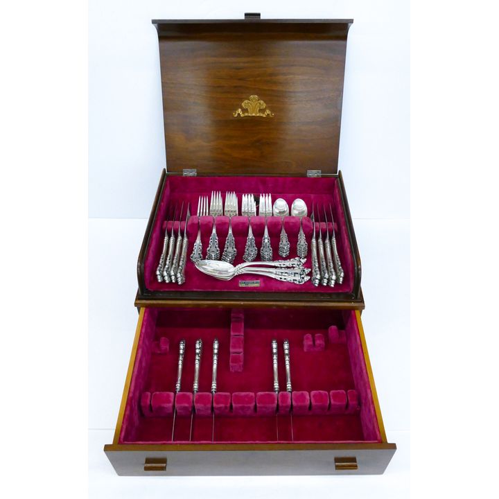 58pc Gorham ''Medici'' Sterling Flatware Service