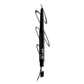 NYX PROFESSIONAL MAKEUP FILL & FLUFF EYEBROW POMADE PENCIL, BRUNETTE