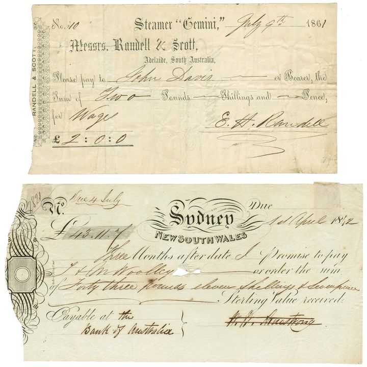1842 Sydney NSW Promissory Note