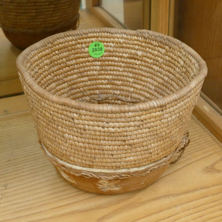 Old Columbia River Indian Basket- 5''