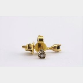 YELLOW GOLD DIAMOND STUDS - 50693/126