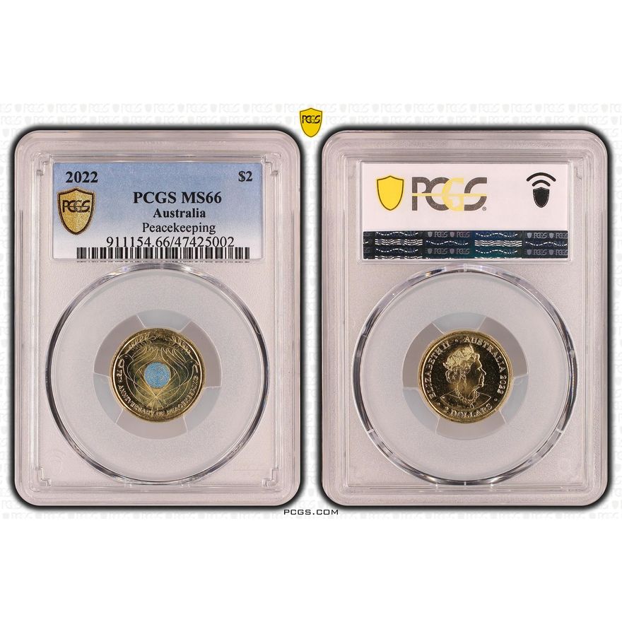 Peacekeeping, Two Dollar, 2022, PCGS MS 66