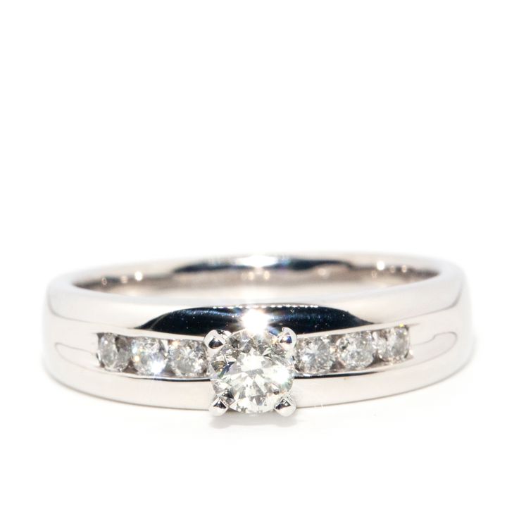 0.38 Carat Diamond Engagement Ring,