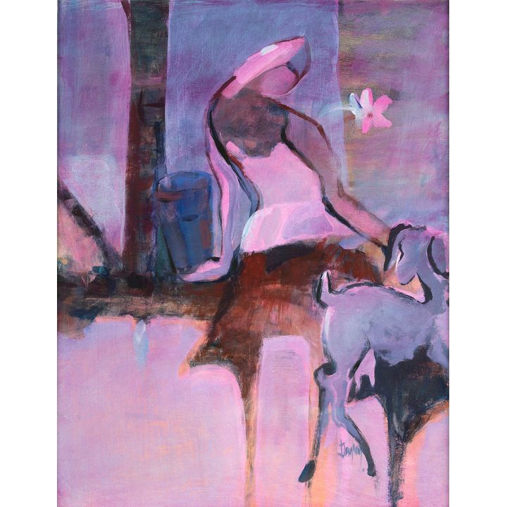 Arthur Dagley 'Girl and Goat'