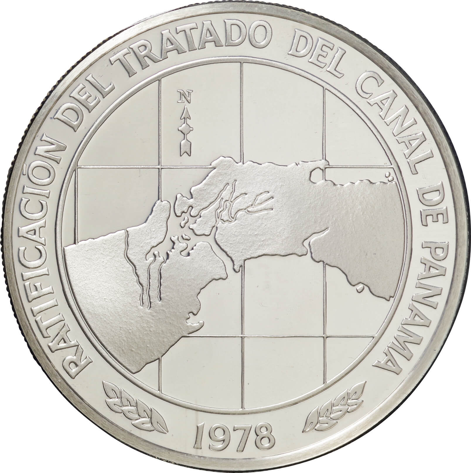 パナマ-Panama. 1978. Silver. 100バルボア(Balboa). プルーフ. Proof 