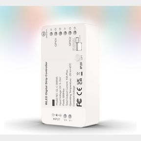 WLED LED LIGHT STRIP CONTROLLER, ADDRESSABLE LED CONTROLLER RGB RGBW WS2812B SK6812 WS2811 TM1814 WS2813 WS2815 5-24V WIFI APP CON