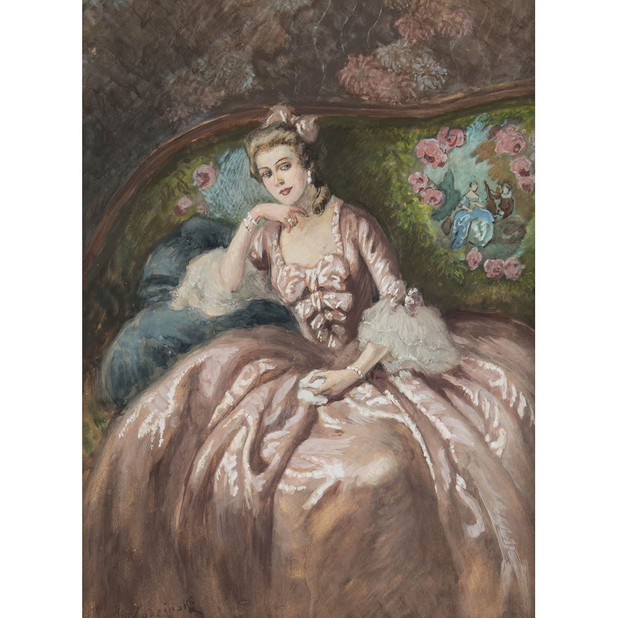 Józef Wodziński | Portret damy