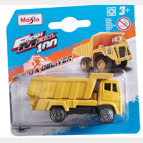FRESH METAL BUILD AND DELIVER YELLOW TRUCK - 51844/997