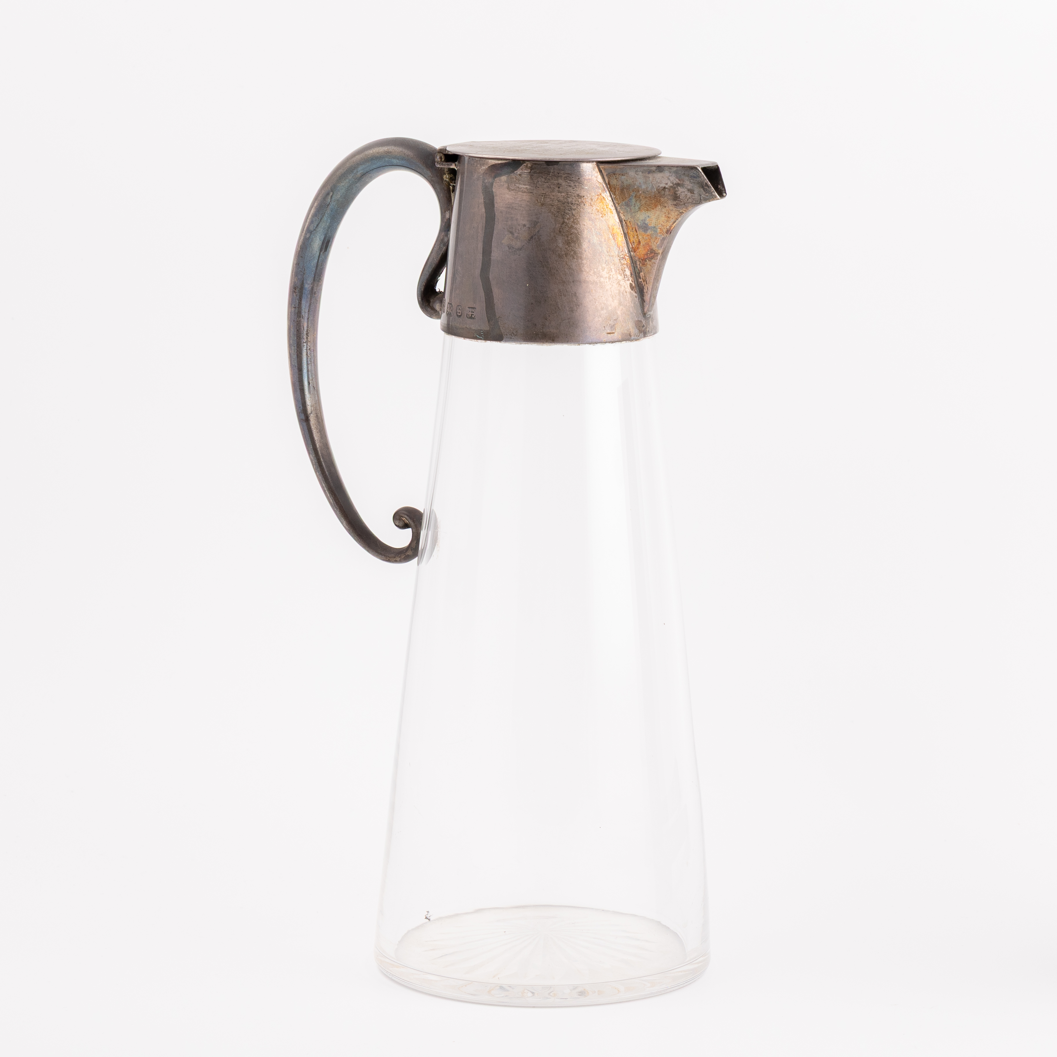 Great Britain, Victoria, Vintage Glass Claret Carafe/Pitcher/Ewer, 1892-93, EF