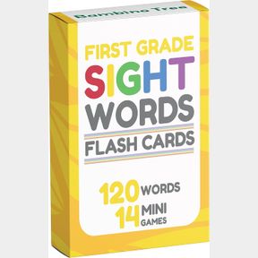 SIGHT WORDS FLASH CARDS 1ST GRADE - 120 HIGH FREQUENCY WORDS FROM DOLCH'S AND FRY'S SIGHT WORD LIST FOR FIRST GRADE AGES 6-7 YEARS