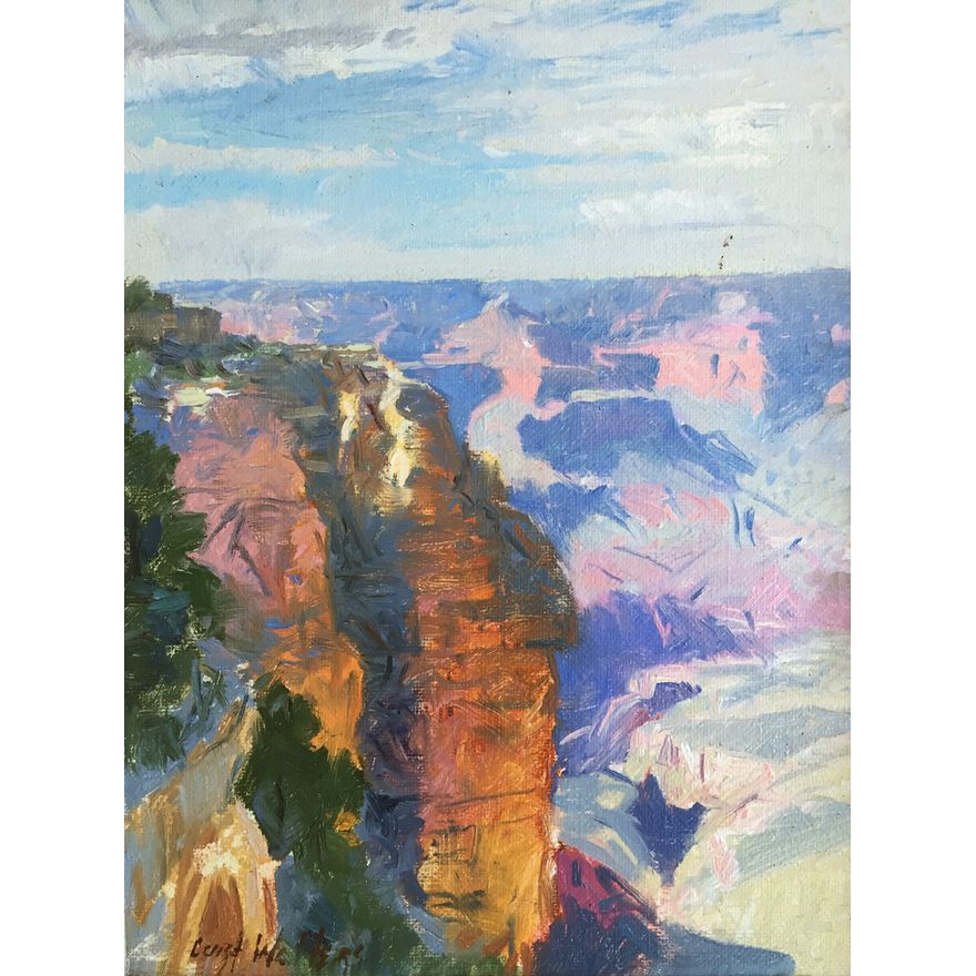 Curt Walters (1950- ), April Study of Grand Canyon