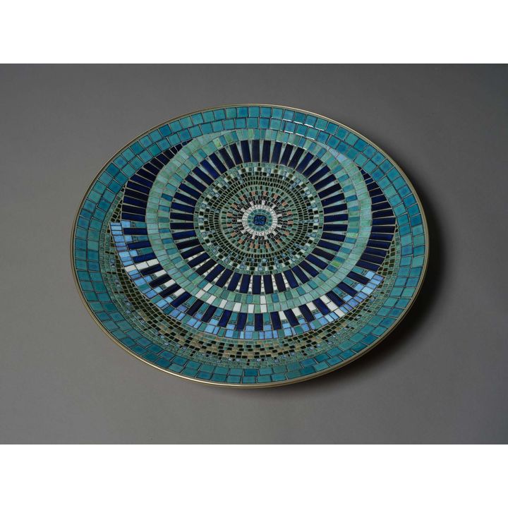 John Crichton - Large and impressive tiled mosaic bowl