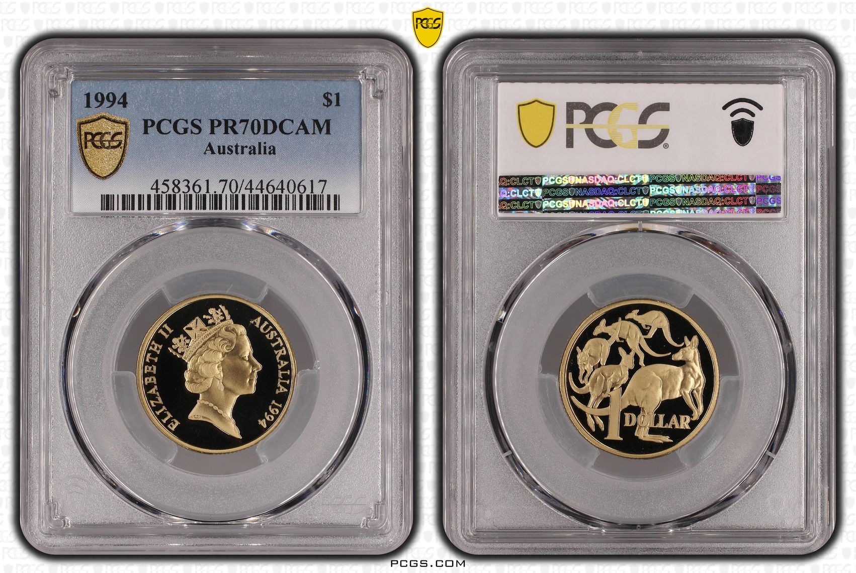 Elizabeth II, One Dollar, 1994, PCGS PR 70DCAM