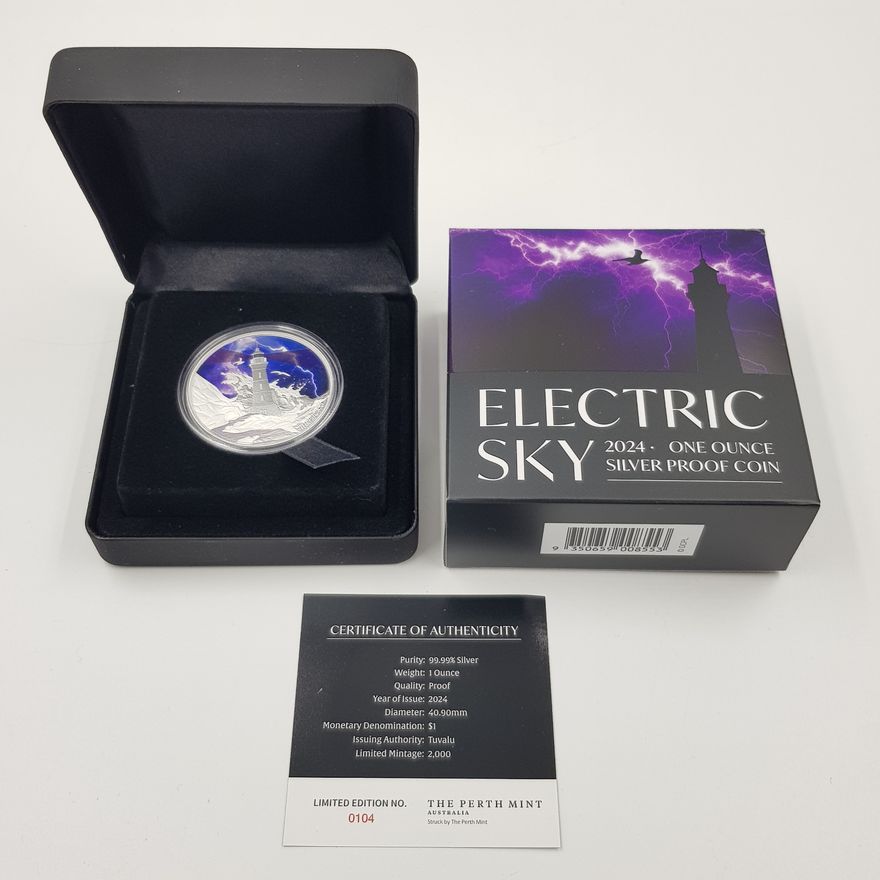 Electric Sky 1oz. Silver Proof Coin