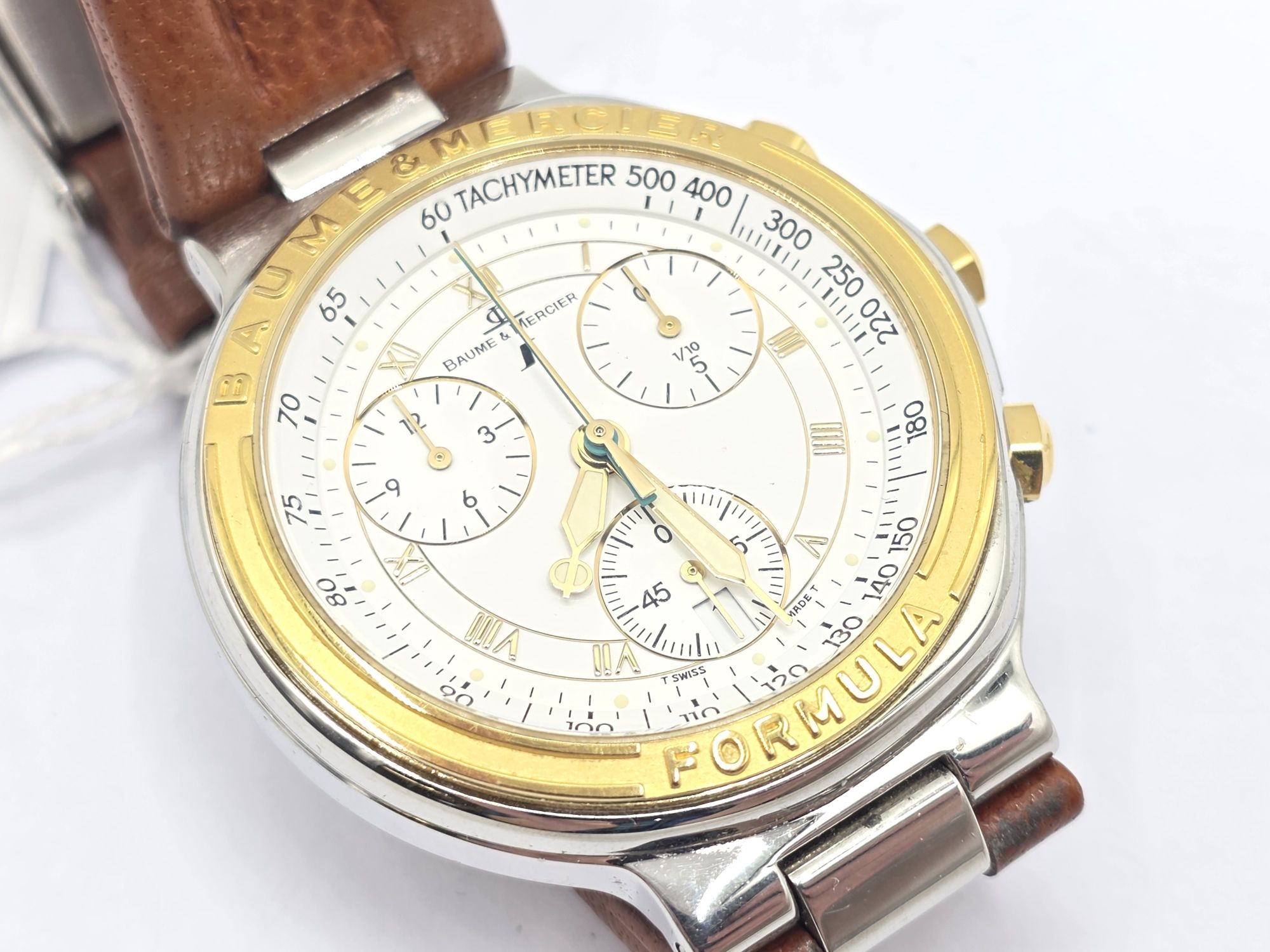 10 · BAUME AND MERCIER GENTS WRIST WATCH