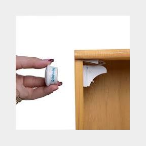 Magnetic Child Safety Locks for Cupboards and Drawers - 10 Locks + 2 Keys | PK 51673/6928 B2 (S7)