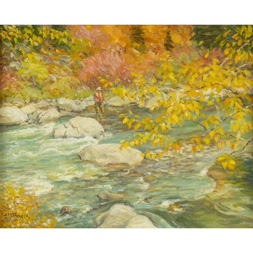 Lee Stroncek (1952- ): Autumn in the Canyon, 1995
