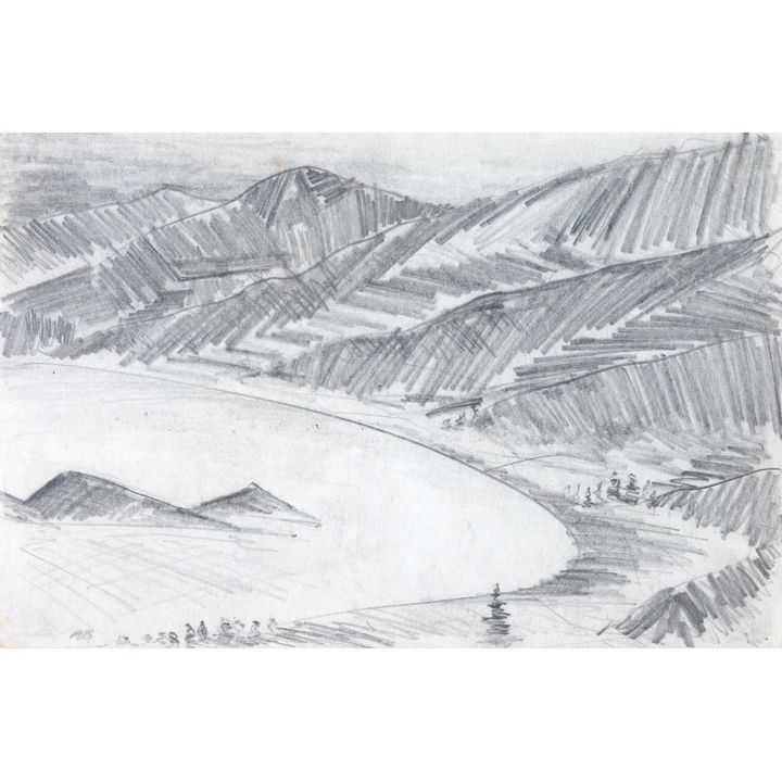 Barry Brickell 'Harbour Study'