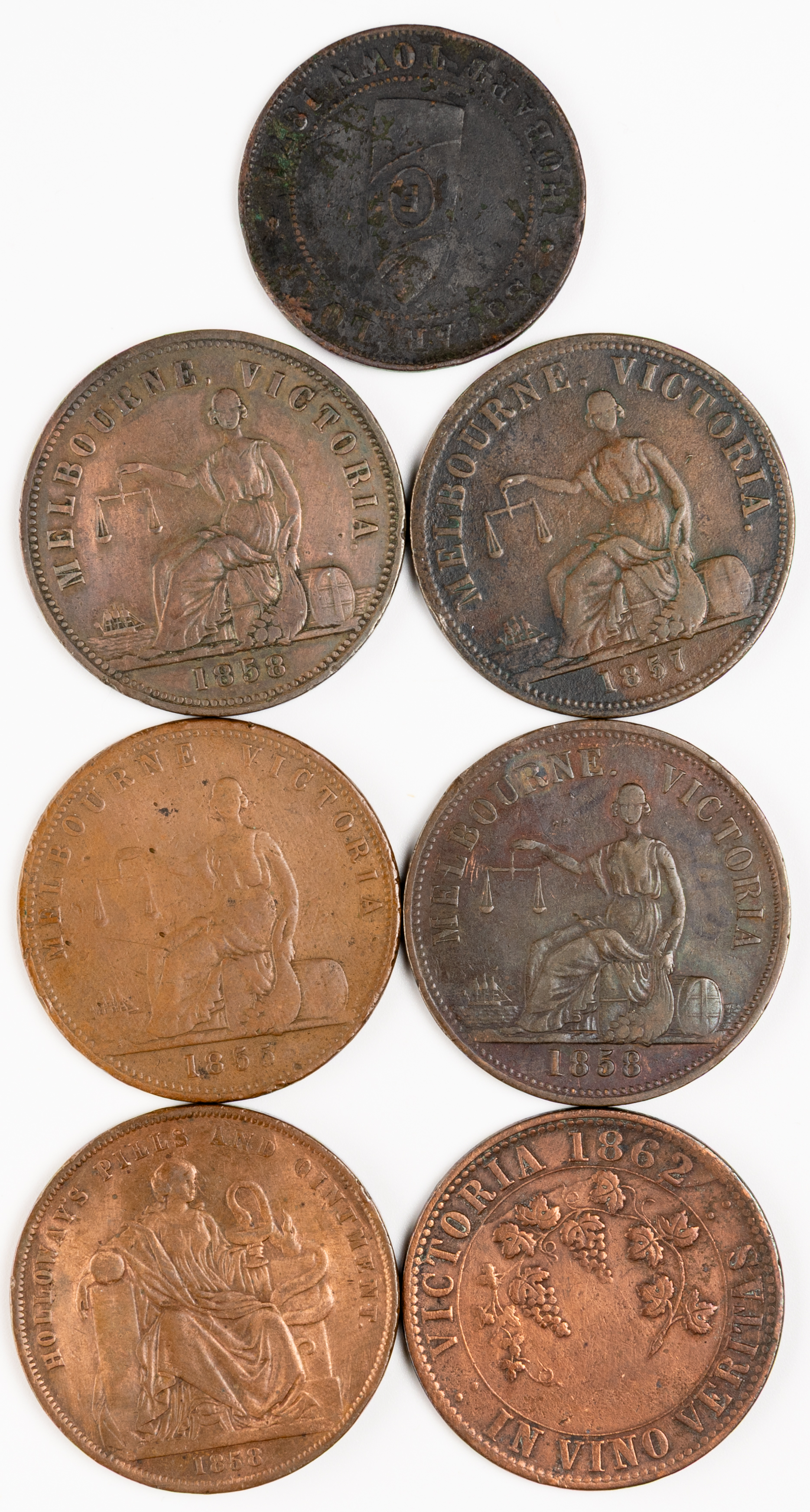 Penny, 1855 - 1874, VG - gF