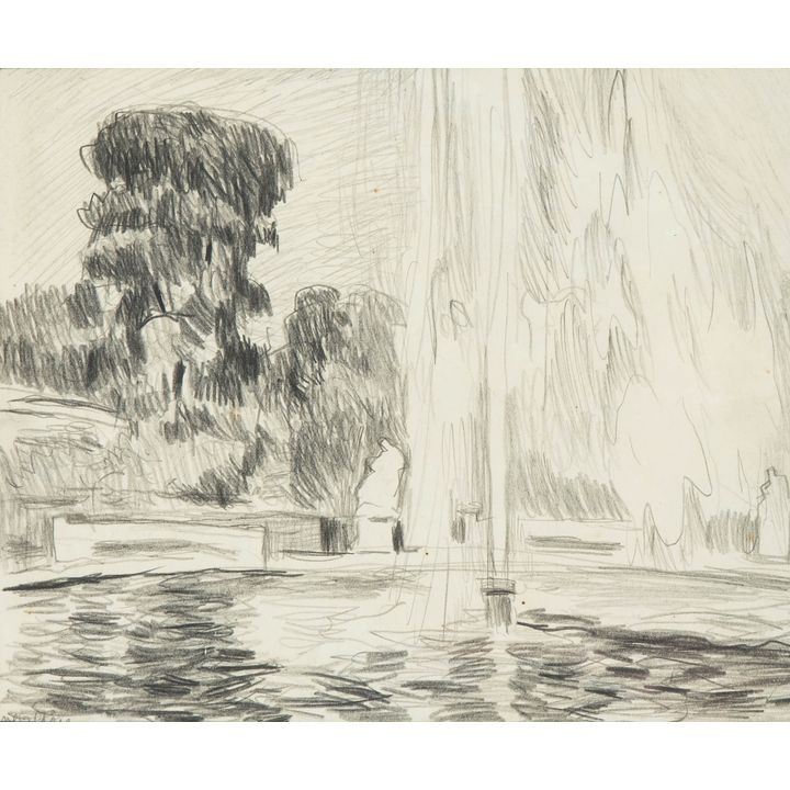 Stanisław Kamocki | Fontanna w Dreźnie, 1903 r.
