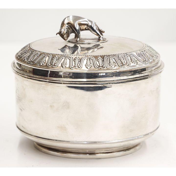 J. Tostrup 830 Norwegian Silver Bon-Bon Jar