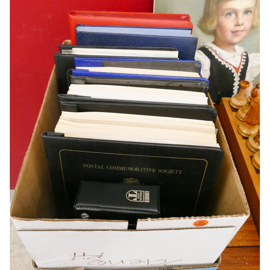 Large Box US Postal First Day Cover Albums