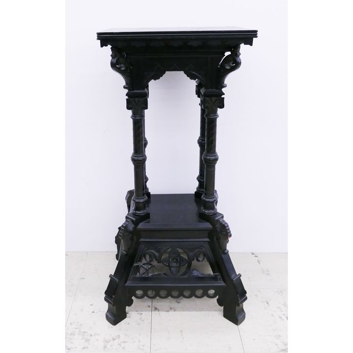Victorian Ebonized Eastlake Plant Stand- 40x18x15''