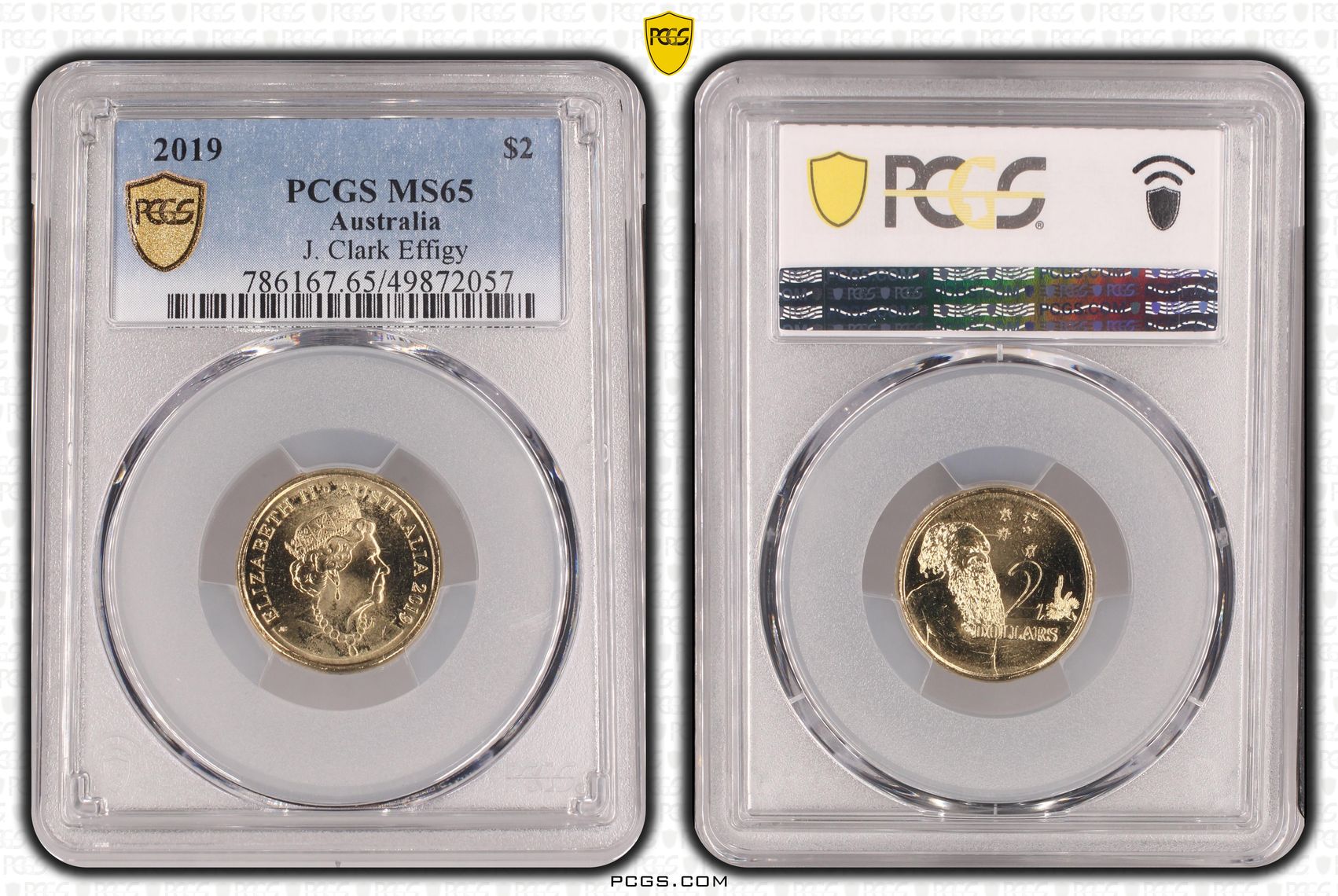 Elizabeth II, J. Clark Effigy , Two Dollar, 2019, PCGS MS65