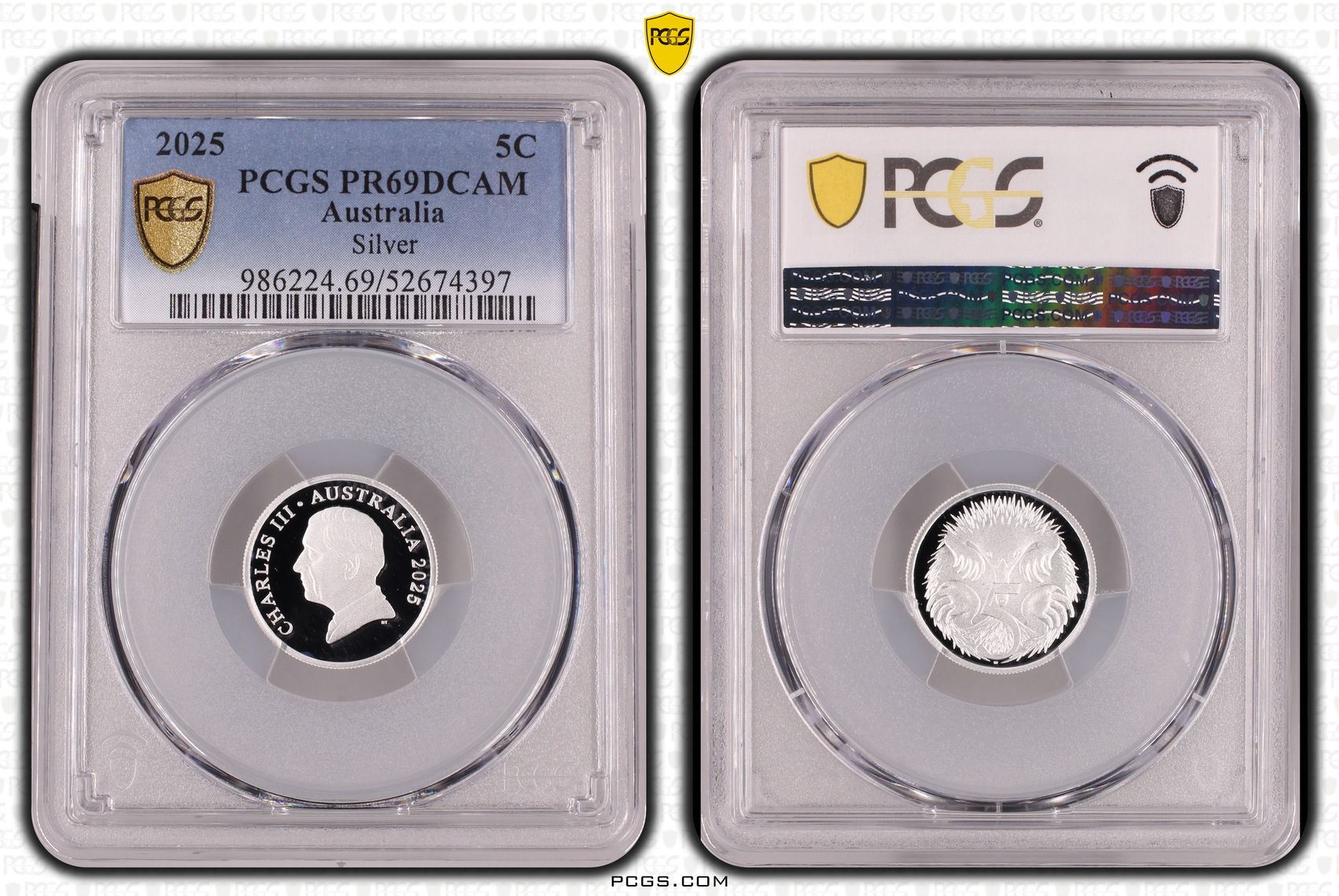 Silver, Five Cent, 2025, PCGS PR69DCAM