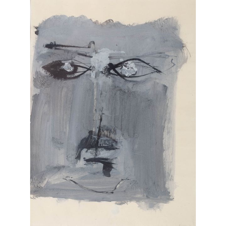 Roman Opałka | Twarz, 1957