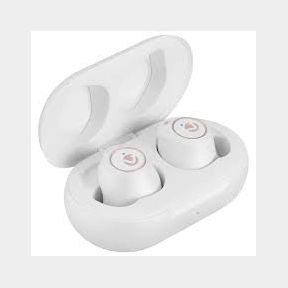 Volkano Taurus Series True Wireless Earphones with Charging Case White|