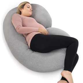 NEW C SHAPE PREGNANCY PILLOW MEMORY FOAM BODY PILLOW 74BPL***