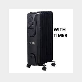 ALVA 7 Fins 1500W Oil Heater-WITH TIMER | TS 51681/121 B3 (S2)