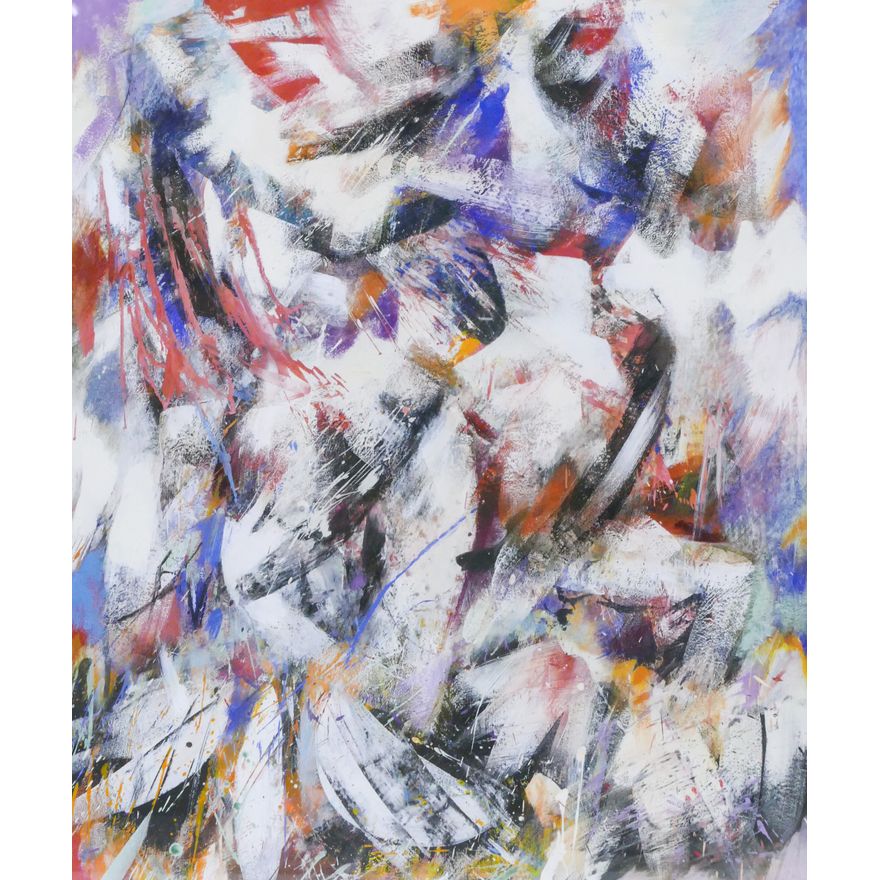 William Ingham ''Fire and Ice'' 1987 Acrylic