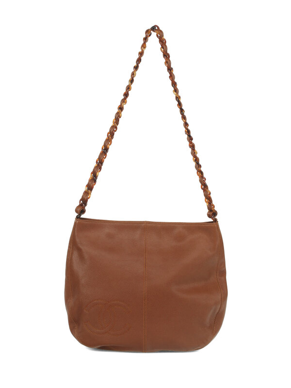 Chanel Crossbody Bag With Faux Tortoise Chain