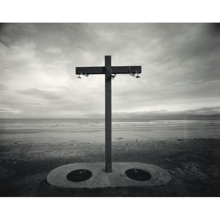 Laurence Aberhart 'Midway Beach, Gisborne, 13 June 1986'