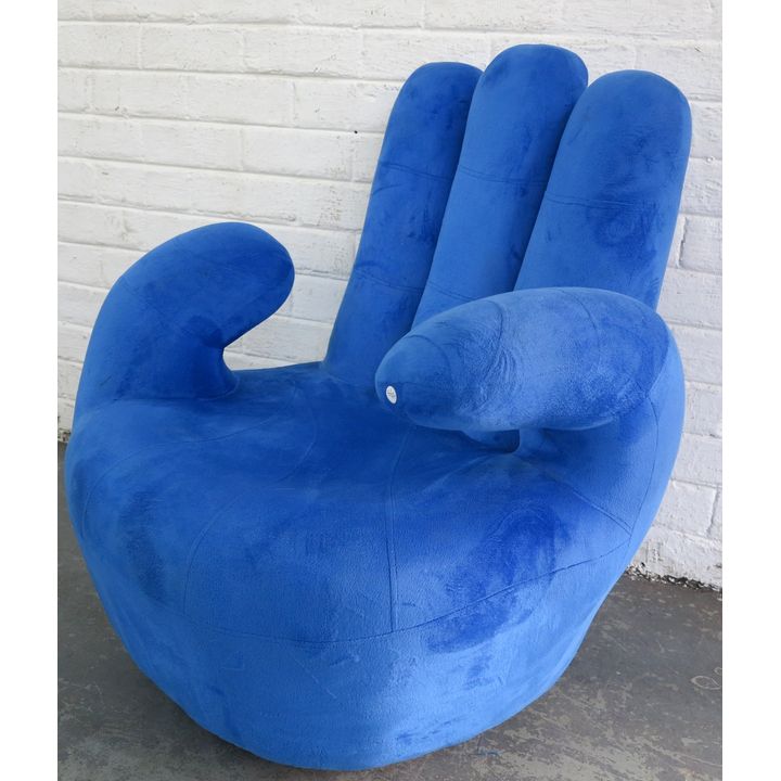 UPHOLSTERED SWIVEL HAND CHAIR