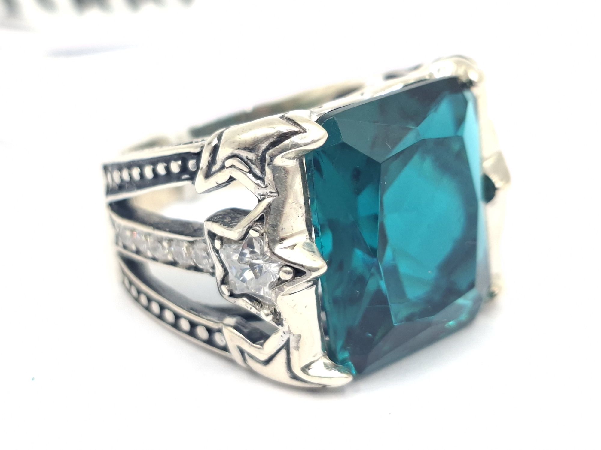 Gents Sterling Silver Statement Ring