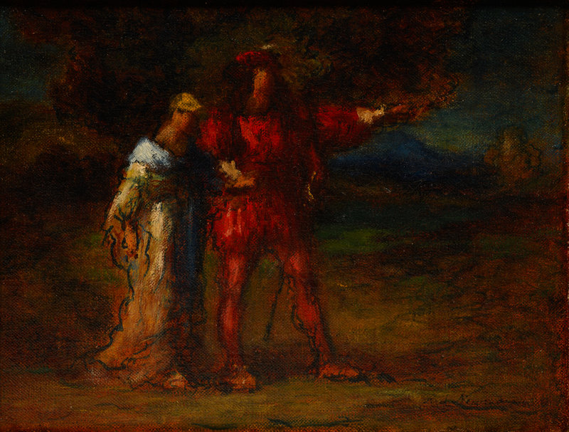 Robert Loftin Newman
(American, 1827-1912)
The Lovers, c. 1880s