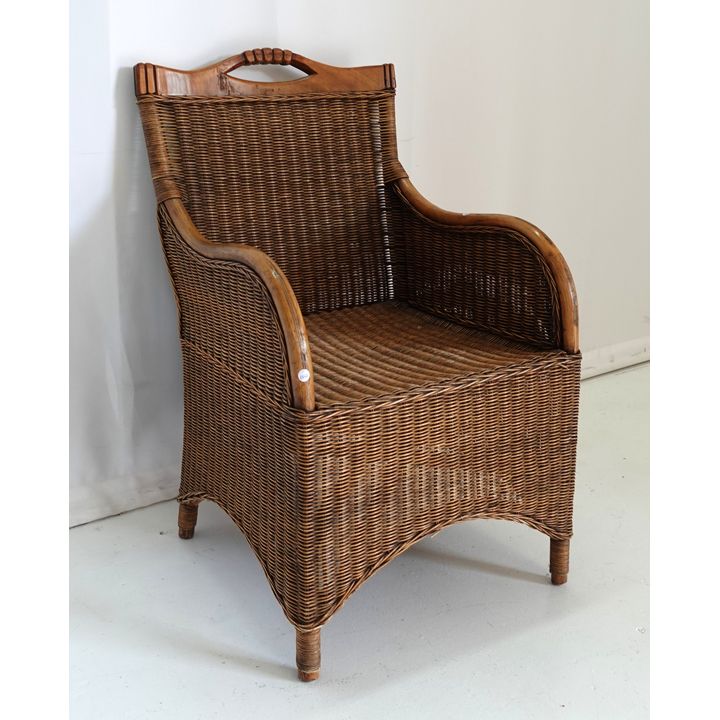 WICKER ARMCHAIR